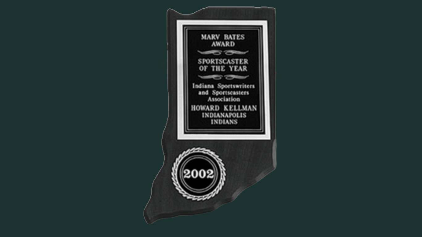 2002 Mary Bates Award Sportscaster Of The Year